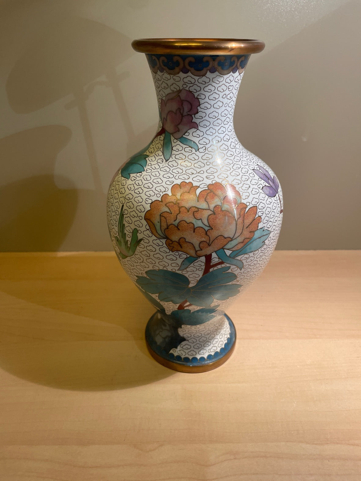 Kinesisk Cloisonné vase